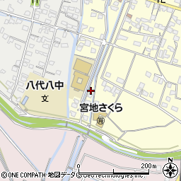 熊本県八代市宮地町628周辺の地図
