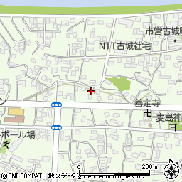 熊本県八代市古城町2117周辺の地図