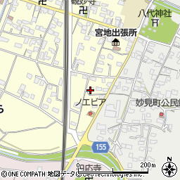 熊本県八代市宮地町187周辺の地図