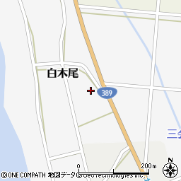熊本県天草郡苓北町白木尾周辺の地図