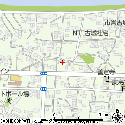 熊本県八代市古城町2118周辺の地図