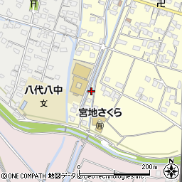 熊本県八代市宮地町627周辺の地図