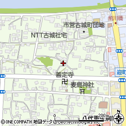熊本県八代市古城町2068周辺の地図
