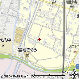熊本県八代市宮地町113周辺の地図