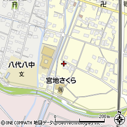 熊本県八代市宮地町80-2周辺の地図