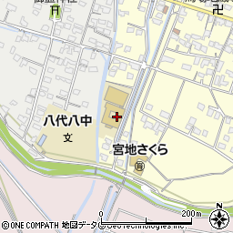 熊本県八代市宮地町629-1周辺の地図
