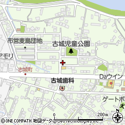 熊本県八代市古城町3023-2周辺の地図