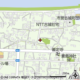 熊本県八代市古城町2056-1周辺の地図