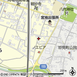 熊本県八代市宮地町183周辺の地図