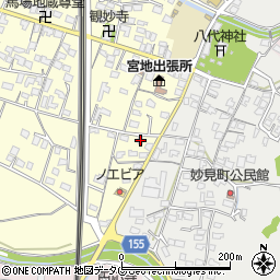 熊本県八代市宮地町204周辺の地図