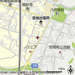 熊本県八代市宮地町205周辺の地図
