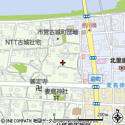 熊本県八代市古城町1889周辺の地図