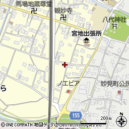 熊本県八代市宮地町182周辺の地図
