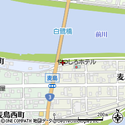 熊本県八代市麦島東町9周辺の地図