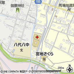 熊本県八代市宮地町611-1周辺の地図