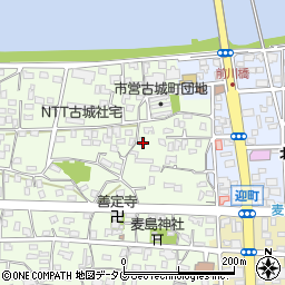 熊本県八代市古城町1899周辺の地図