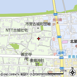 熊本県八代市古城町1897-1周辺の地図