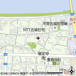 熊本県八代市古城町2030周辺の地図