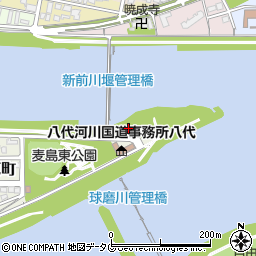 熊本県八代市麦島東町1周辺の地図