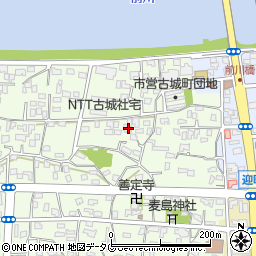 熊本県八代市古城町2031周辺の地図