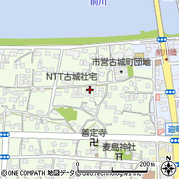 熊本県八代市古城町2033周辺の地図