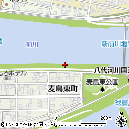 熊本県八代市麦島東町2周辺の地図