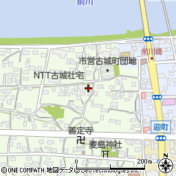 熊本県八代市古城町2037周辺の地図