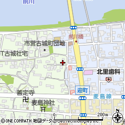 熊本県八代市古城町1871周辺の地図