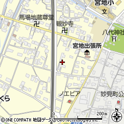 熊本県八代市宮地町252周辺の地図