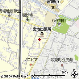 熊本県八代市宮地町237周辺の地図