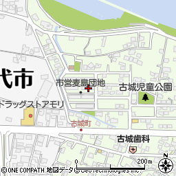 熊本県八代市古城町3002周辺の地図