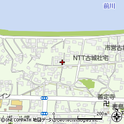 熊本県八代市古城町1988-3周辺の地図