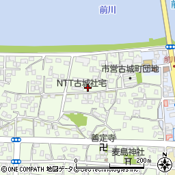 熊本県八代市古城町1961周辺の地図