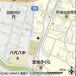 熊本県八代市宮地町605周辺の地図