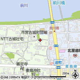 熊本県八代市古城町1874周辺の地図