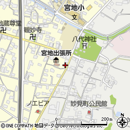 熊本県八代市宮地町389周辺の地図