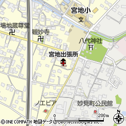 熊本県八代市宮地町383周辺の地図