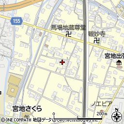 熊本県八代市宮地町280周辺の地図