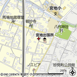 熊本県八代市宮地町372周辺の地図
