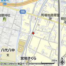 熊本県八代市宮地町291周辺の地図