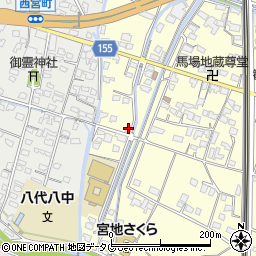 熊本県八代市宮地町594周辺の地図