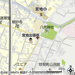 熊本県八代市宮地町392周辺の地図