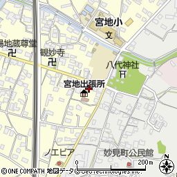 熊本県八代市宮地町384周辺の地図