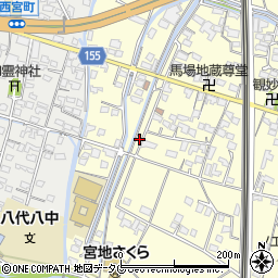熊本県八代市宮地町292周辺の地図