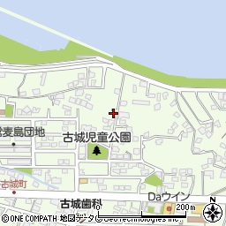 熊本県八代市古城町2885-5周辺の地図