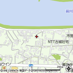 熊本県八代市古城町1993-2周辺の地図