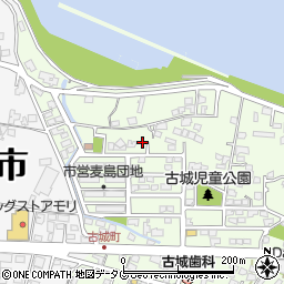 熊本県八代市古城町2913周辺の地図