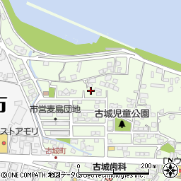 熊本県八代市古城町2900周辺の地図
