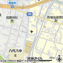 熊本県八代市宮地町587周辺の地図