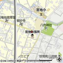 熊本県八代市宮地町377周辺の地図